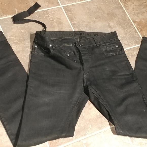 Rick Owens Other - Rick Owens DRKSHDW Men's Black Jeans Sz 32